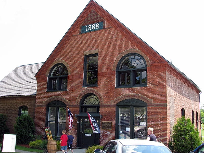 Heritage building in Ticonderoga, New York