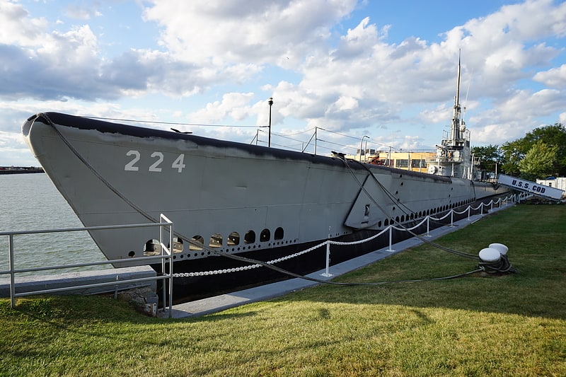 U-Boot aus dem Zweiten Weltkrieg im Sommer geöffnet