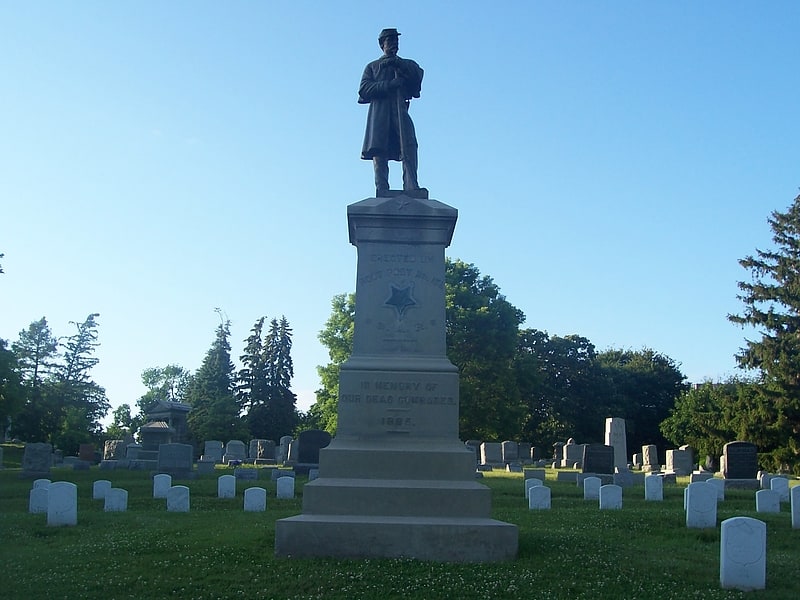 Cemetery in Syracuse, New York