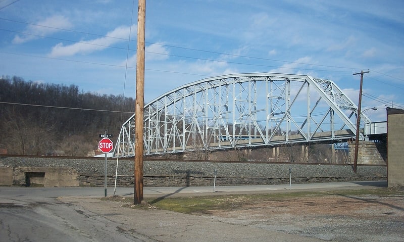 Truss bridge in West Brownsville, Pennsylvania