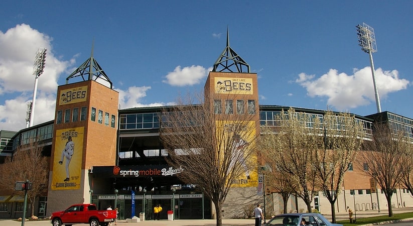 Stade de baseball à Salt Lake City, Utah