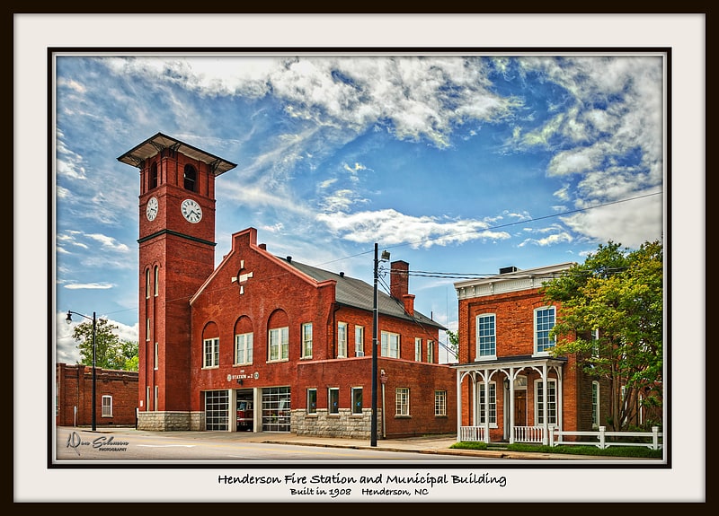 Fire station in Henderson, North Carolina