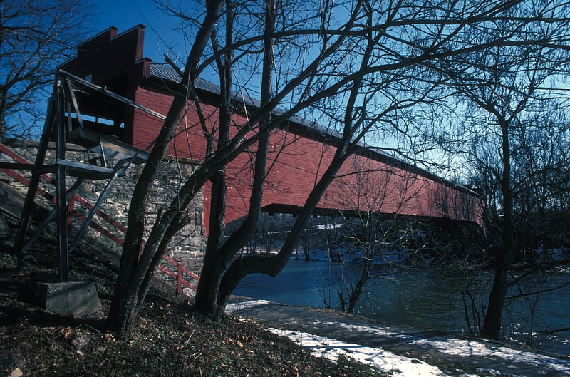 Covered bridge in Berks County, Pennsylvania
