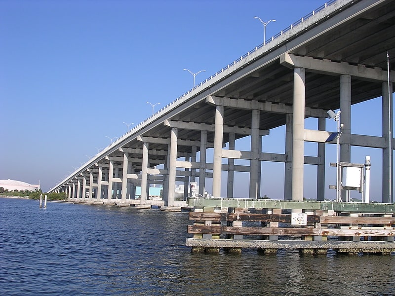 Concrete bridge in Indian River County