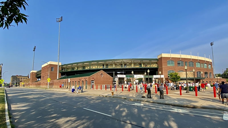 Stade de baseball à Rochester, État de New York