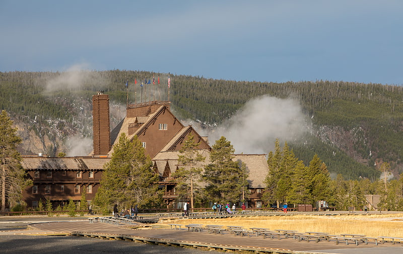 Hotel in Yellowstone National Park, Wyoming