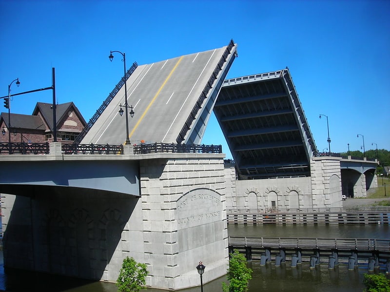 Bascule bridge in Monroe County, New York