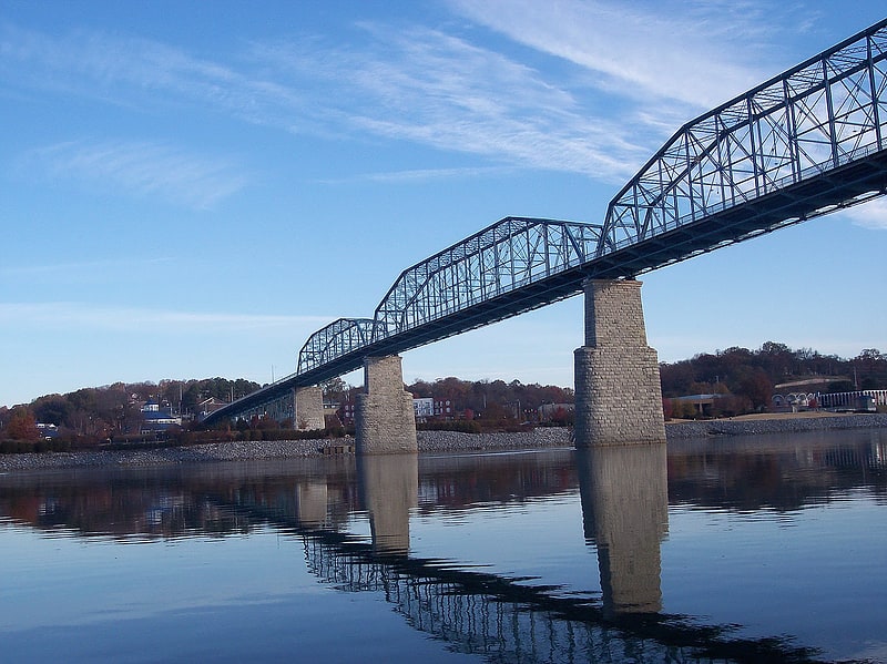 Truss bridge in Chattanooga, Tennessee