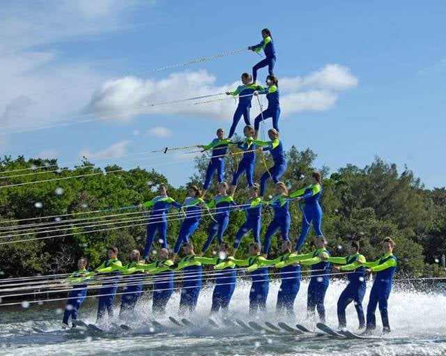 Sarasota Ski-A-Rees Water Ski Show Team