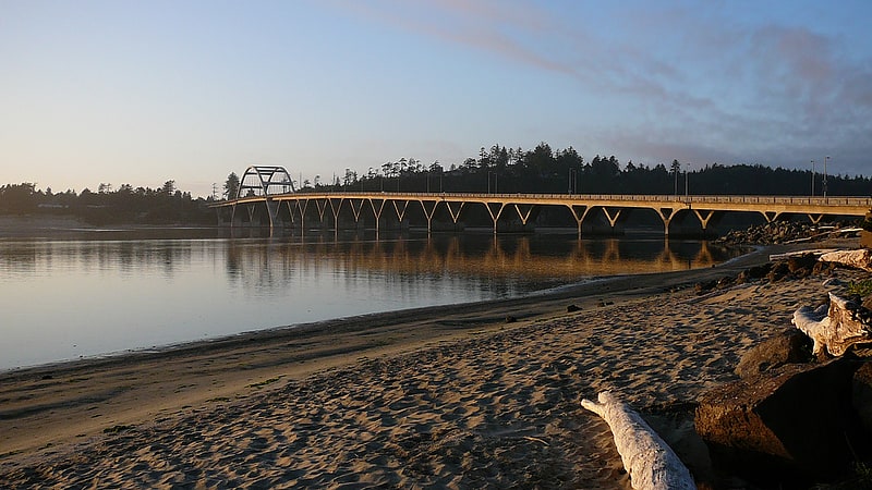 Arch bridge in Lincoln County, Oregon