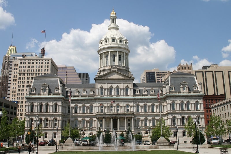 City government office in Baltimore, Maryland