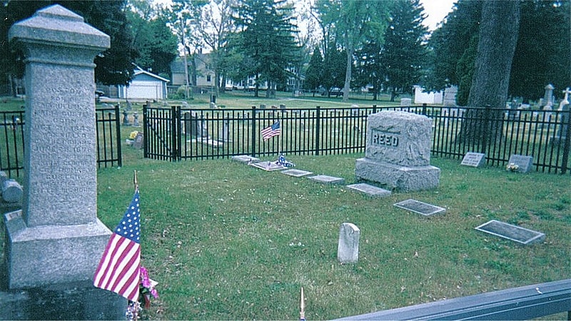 Cemetery in Monroe, Michigan