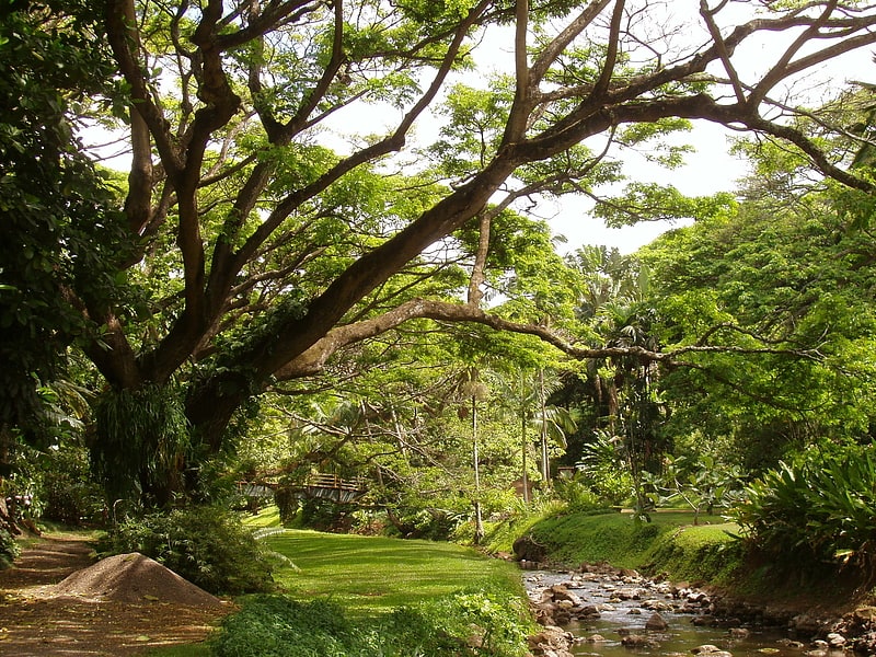 Botanical garden in Kauai County, Hawaii