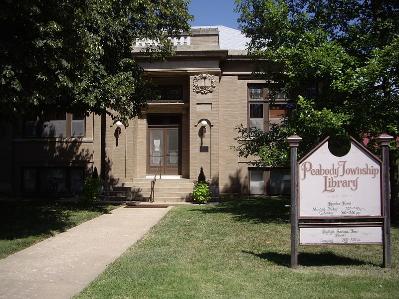 Biblioteca pública en Peabody, Kansas