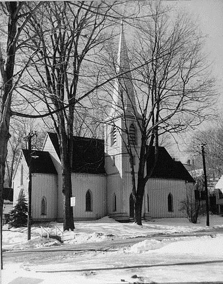 Episcopal church in Hallowell, Maine