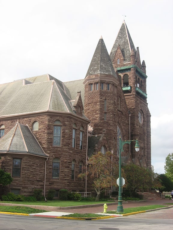 Congregational church in Galesburg, Illinois