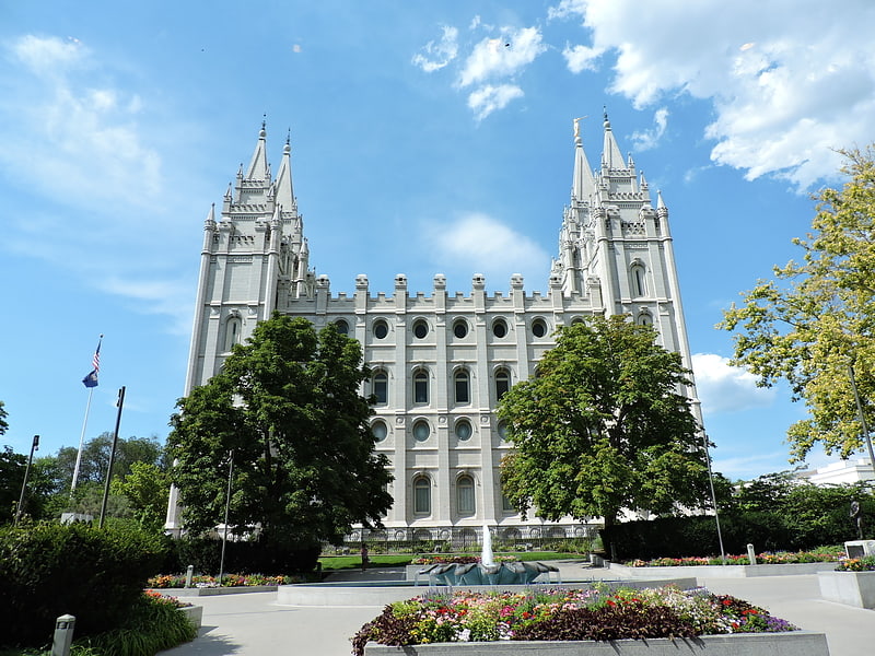Tempel der Kirche Jesu Christi der Heiligen der Letzten Tage in Salt Lake City, Utah