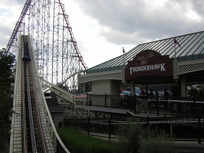 Roller coaster in Lehigh County, Pennsylvania