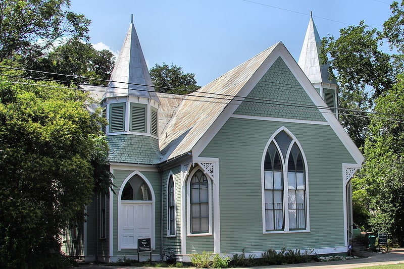 Church building in San Marcos, Texas