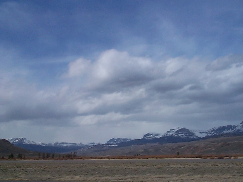 Gebirgspass in Wyoming