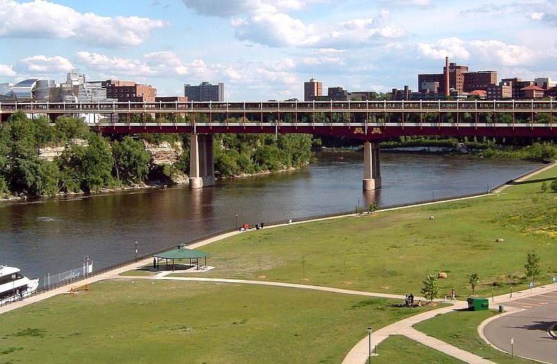 Brücke in Minneapolis, Minnesota