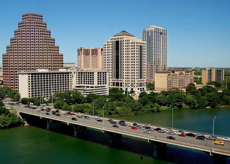Arch bridge in Austin, Texas