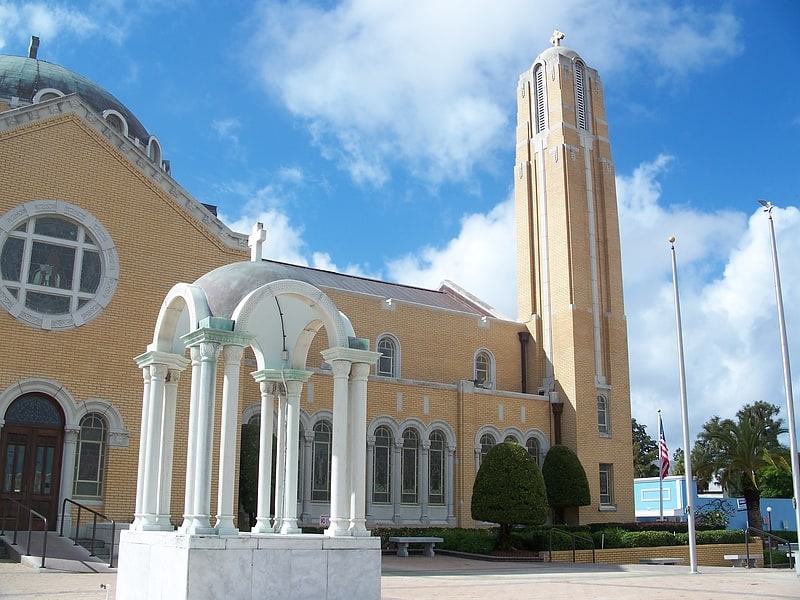 Greek orthodox church in Tarpon Springs, Florida