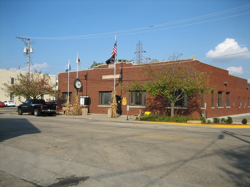 City or town hall in Oregon, Illinois