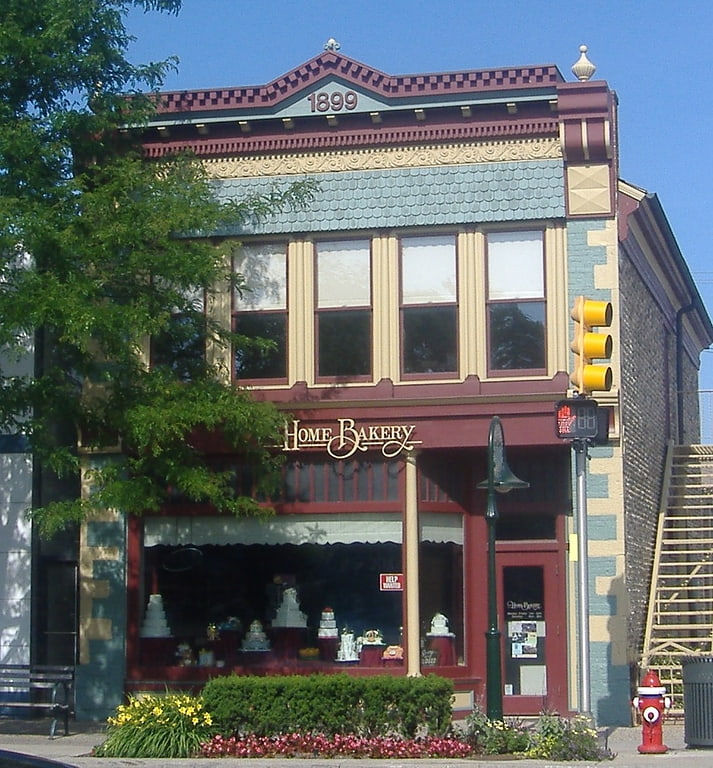 Heritage building in Rochester, Michigan