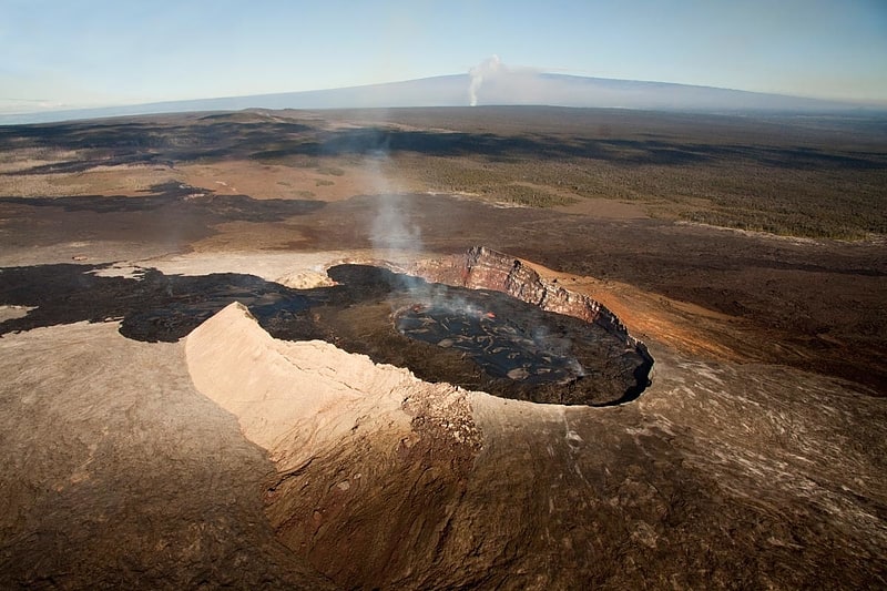 Shield volcano in Hawaii