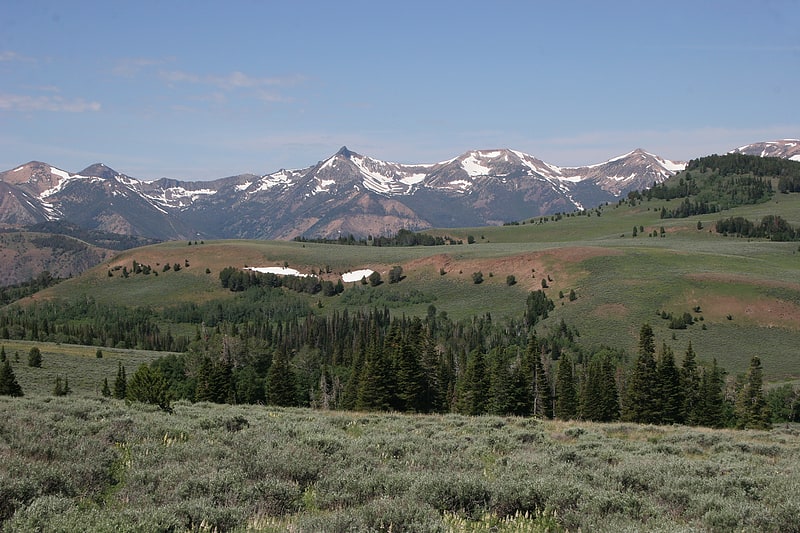 Massif de montagnes au Nevada