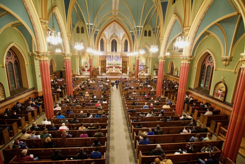 Iglesia católica en Stamford, Connecticut