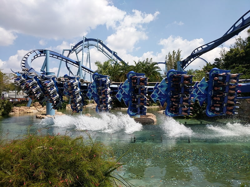 Roller coaster in Orange County, Florida
