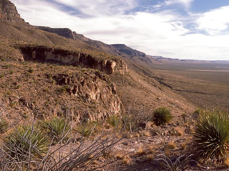 Chaîne de montagnes au Nouveau-Mexique