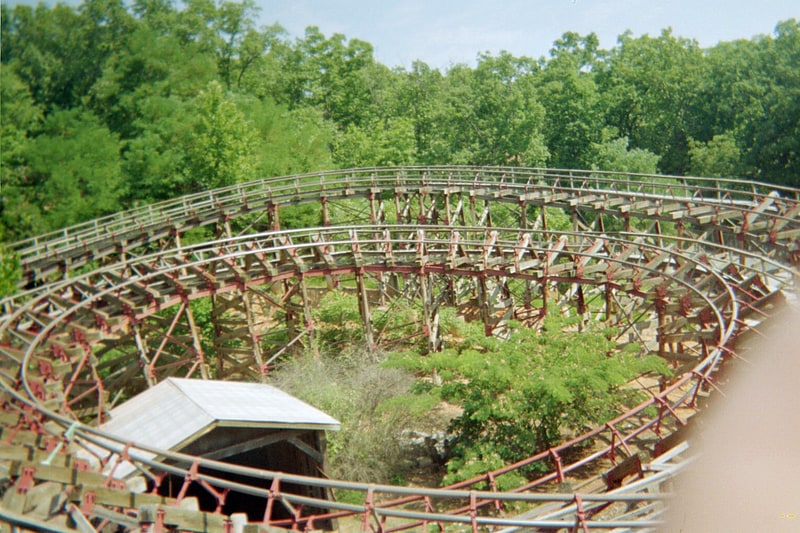 Roller coaster in Stone County, Missouri