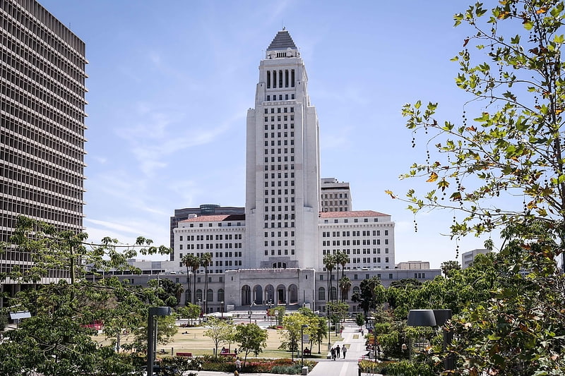 City or town hall in Los Angeles, California