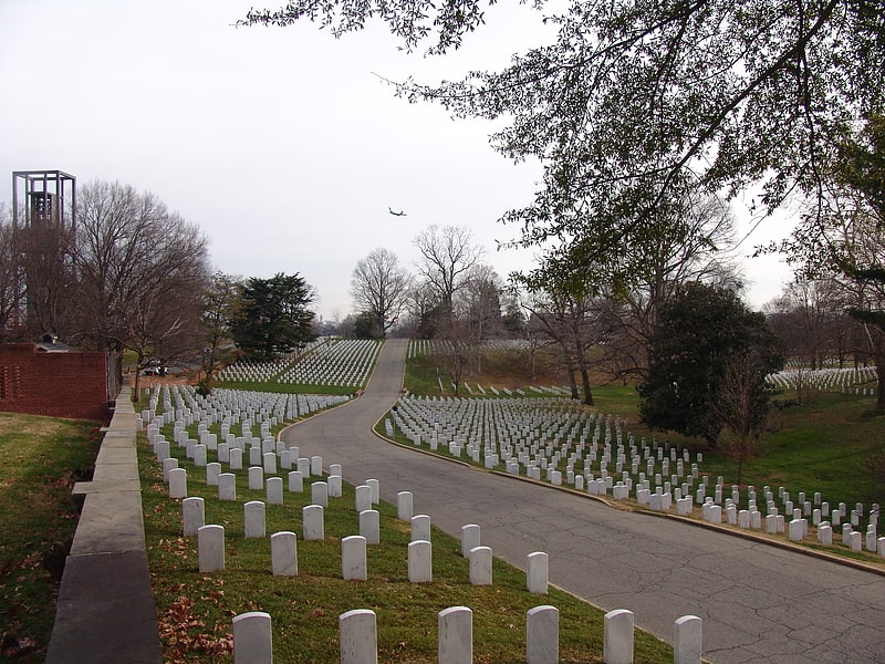 Military cemetery in Arlington, Virginia