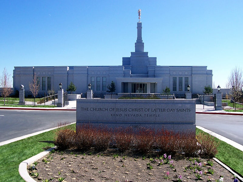 Temple de l'église de jésus-christ des saints des derniers jours à Reno, Nevada