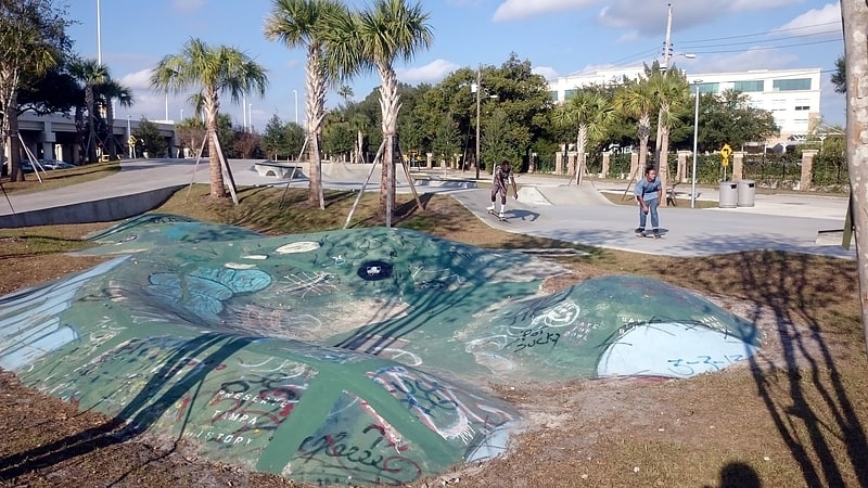 Skateboard park in Tampa, Florida