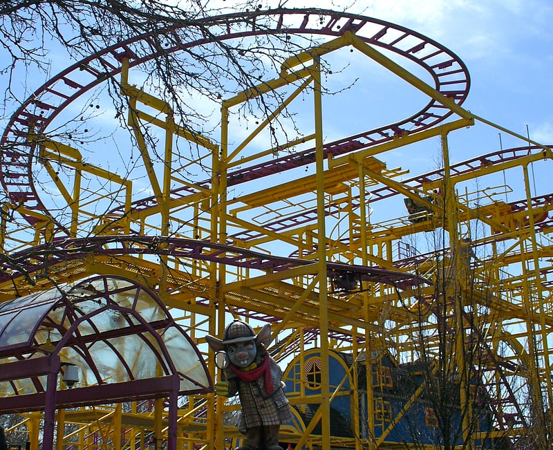 Roller coaster in Farmington, Utah