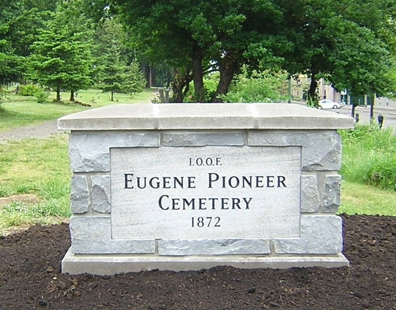 Cemetery in Eugene, Oregon