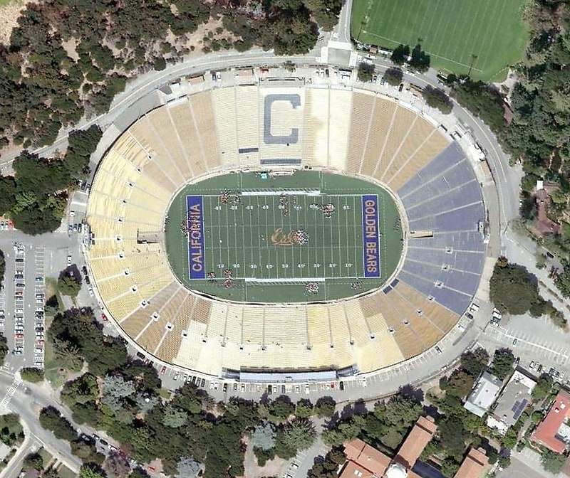 Stade de football américain à Berkeley, Californie