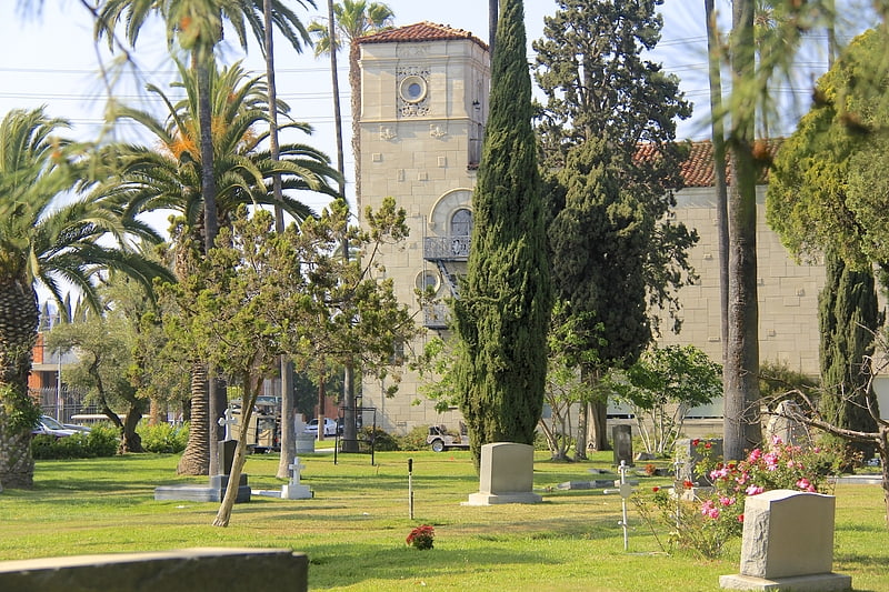 Friedhof in Los Angeles, Kalifornien