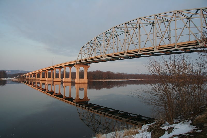 Truss bridge in Wabasha, Minnesota