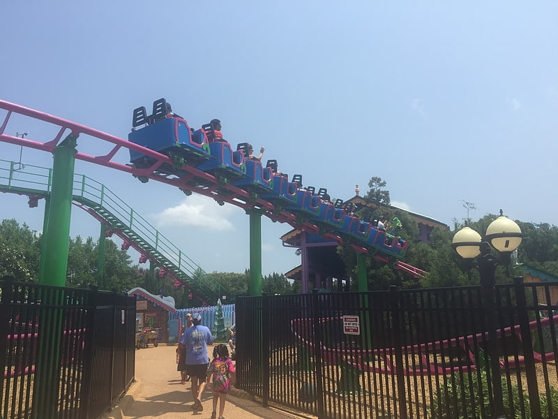 Roller coaster in James City County, Virginia
