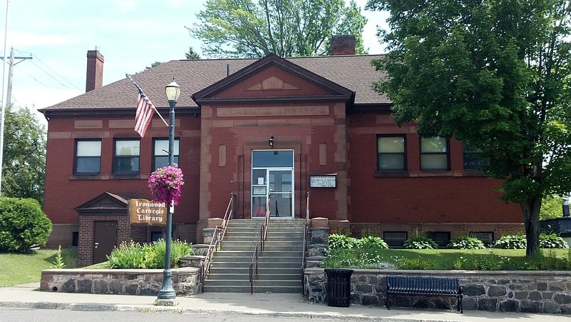 Public library in Ironwood, Michigan
