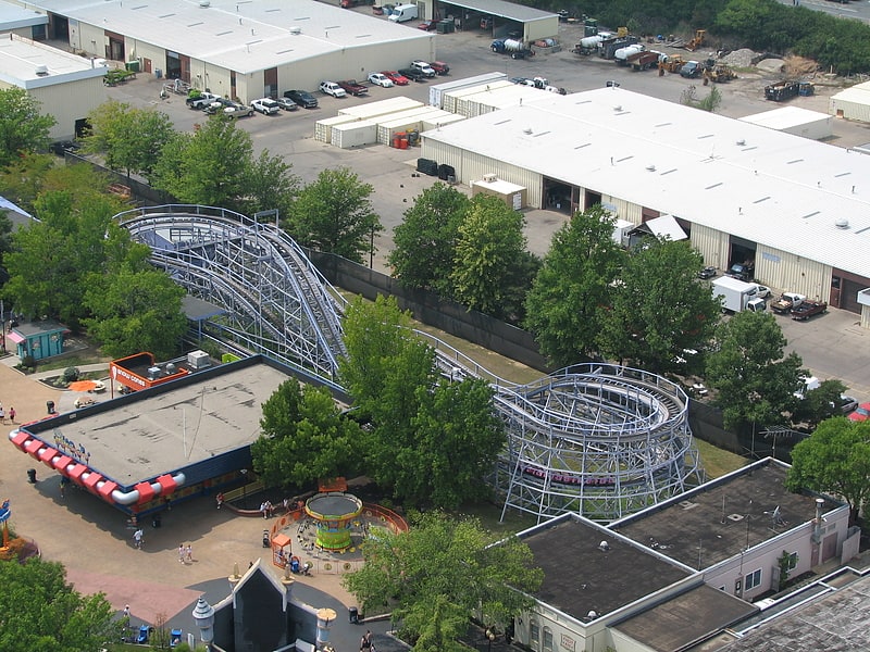 Roller coaster in Mason, Ohio