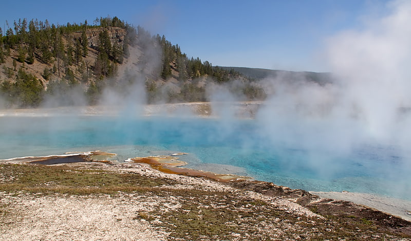 Tourist attraction in Yellowstone National Park, Wyoming
