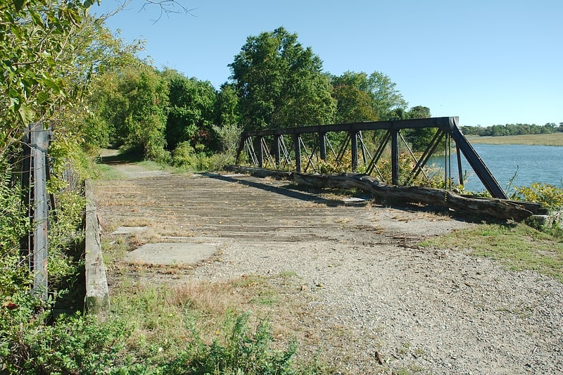 Truss bridge in Fairfield, Connecticut