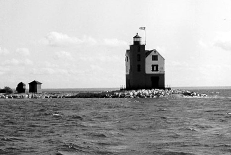 Lighthouse in Mackinac Island, Michigan
